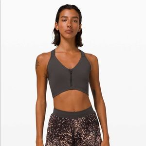 Lululemon lab alacer zip front bra size 6